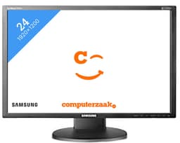 Samsung 2443BW 24� widescreen LCD monitor 24" Zwart — thumbnail 3