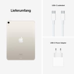 Apple iPad Air (2022) - 10.9 inch - WiFi + 5G - 256GB - Wit - 5e generatie — thumbnail 12