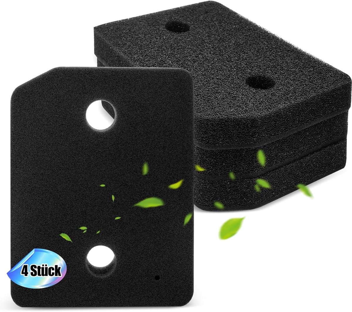4 stuks droogfilters droger warmtepompdroger filter, fijn/grof 207 x 157 x 30 mm sokkelfilter, warmtewisselaar sponsfilter pluisfilter voor condensdroger - geschikt voor Miele T1 9164761 — afbeelding 1