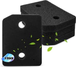 4 stuks droogfilters droger warmtepompdroger filter, fijn/grof 207 x 157 x 30 mm sokkelfilter, warmtewisselaar sponsfilter pluisfilter voor condensdroger - geschikt voor Miele T1 9164761 — thumbnail 1