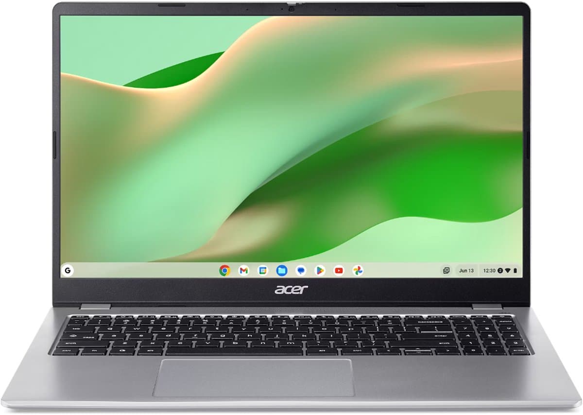 Acer Chromebook 315 CB315-6HT-C8TG – Chromebook – 15 inch – Touchscreen - 8GB - 128GB - Zilver — afbeelding 1