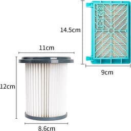 Pak van 2 motorfilters HEPA geschikt voor Philips FC8712 FC8714 FC8720 FC8722 FC8724 FC8732 FC8734 FC8736 FC8738 FC8740 — thumbnail 6