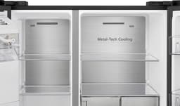 Hisense RS818N4TFC - Amerikaanse koelkast - Energielabel C - Water- & ijsdispenser - Metal Cooling - No Frost - Zwart- Multi-Air Flow - Fast Freeze - 35dB (A) - Inverter Compressor - 632 Liter — thumbnail 17