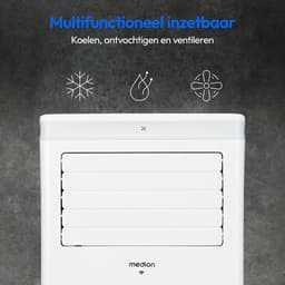 MEDION P702 (MD 37737) Slimme mobiele airconditioner met luchtafvoerslang (incl. raamafdichting, 3in1, tot 25 vierkante meter, 7.000 BTU, koelen, ontvochtigen, ventileren, app- en stembediening, slaap — thumbnail 7