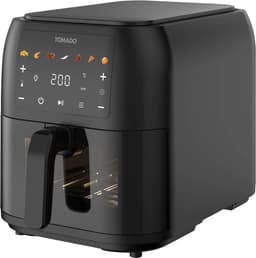 Tomado TAF8002B - Grote airfryer - XXL airfryer - 8 liter - Heteluchtfriteuse - Kijkvenster - Tiptoetsbediening - 7 automatische programma's - Zwart — thumbnail 4