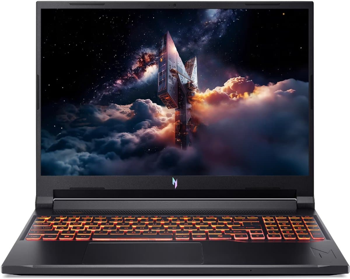 Acer Nitro V 16 AI ANV16-42-R0R8 - Copilot+ PC - Gaming Laptop - 16 inch 180Hz - AMD Ryzen 7 - 16GB - 512GB SSD - RTX4050 - Zwart — afbeelding 1