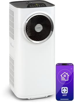 Klarstein mobiele airconditioner met luchtafvoerslang, 5-in-1 airconditioner, ventilator, luchtontvochtiger, luchtreiniger & nachtmodus, app-bediening, kleine & draagbare airconditioner voor thuis & op kantoor, 12000 BTU,4 kW voor 59 m² 50 dB — thumbnail 17