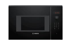 Bosch BFL523MB1F - Serie 4 - Inbouwmagnetron - 38x59 cm - 20 l - Zwart - Eenvoudig te reinigen met hydrolyse — thumbnail 1