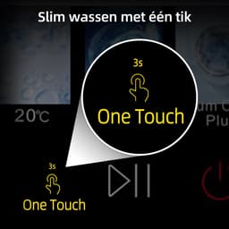 CHiQ CW086581AX - Wasmachine - 8 KG - Full service - Space Pro - Energielabel A-15% - 13.5 Inch Led-touchscreen - 12 programma's - AI Smart - Stoomwassen & Quick Wash - 12 jaar garantie op motor — thumbnail 12