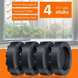 FLOOQ Wasmachine Dempers Pro Upgraded - Wasmachine Verhoger - Geschikt voor Wasmachine en Droger - 4 stuks — thumbnail 11