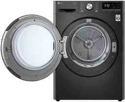 LG RH90V9ZVEN warmtepompdroger 9kg Zwart - Zelfreinigende condensor - Dual Inverter Heat Pump voor energiezuinig en zorgvuldig drogen - Eco Hybrid, sneller drogen of extra energiebesparing. Energieklasse A+++ — thumbnail 8