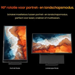 Blackview Table 10 Portable Monitor - 23,8 Inch Full HD Draagbare monitor - Draagbaar scherm met USB-C & HDMI - Plug & Play — thumbnail 3