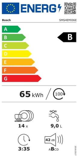 Bosch SMS4EMI06E- Serie 4 - Vrijstaande vaatwasser - 60 cm - RVS - Energielabel B - Home Connect — thumbnail 5