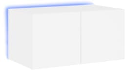 Wandmeubel voor televisie met LED verlichting - 60x35x31 cm - Wit — thumbnail 4