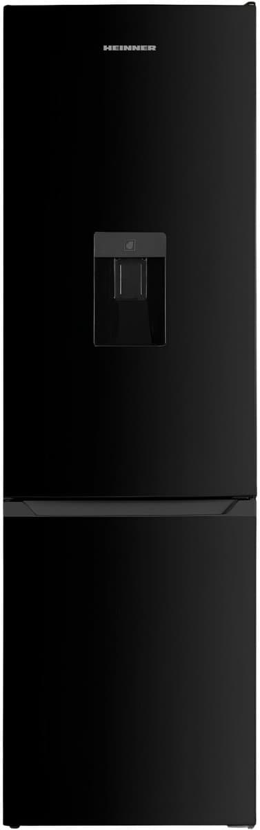 Heinner HC-HM260BKWDE++ Koel-vriescombinatie met Waterdispenser – 260 L – Elektronische Temperatuurregeling – Omkeerbare Deur – Zwart – 5 Jaar Garantie — afbeelding 1