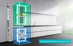 ETNA KCD4178ENF - Koel-vriescombinatie - Energielabel E - 35dB (A) - No Frost - Multi-Air Flow - CoolFresh - SmartZone - Super Cool - Fast Freeze - Inverter Compressor - ConnectLife - 252 Liter — thumbnail 11