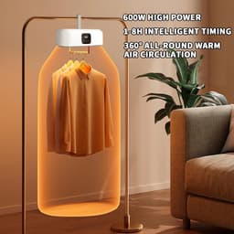 Mini-droger 600 W - Draagbaar met UV-sterilisatie - Warmtepomp technologie — thumbnail 9