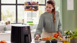 Philips Essential Connected 5000 Series - HD9280/70 - 6,2 liter (XL) - Rapid Air-technologie - 7 ingestelde programma's - Quickclean — thumbnail 14