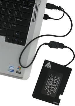 Apricorn Padlock Fortress - FIPS validated, 500GB USB 3.0 — thumbnail 3