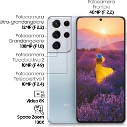 Samsung Galaxy S21 Ultra 5G SM-G998B 17,3 cm (6.8") Dual SIM Android 11 USB Type-C 12 GB 256 GB 5000 mAh Zilver — thumbnail 11