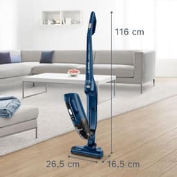 2-in-1 Oplaadbare Draadloze Stofzuiger Max. 16 V - Blauw — thumbnail 3
