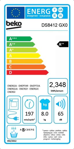 Beko DS8412GX0 - Warmtepompdroger - NL/FR — thumbnail 17