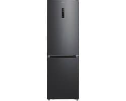 Inventum KV1850B No Frost energiezuinige koel-vriescombinatie - 185 cm hoog - 338 liter - Zeer stil: 35 dB - Superkoelen - Supervriezen - Energielabel C - Vrijstaand - Zwart