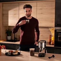 Krups Virtuoso Essential XP4418 Espresso machine - Zwart — thumbnail 5