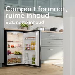 KitchenBrothers Koelkast - 92L - Tafelmodel - IJskast - Frigo - Vrijstaand - Zwart — thumbnail 4