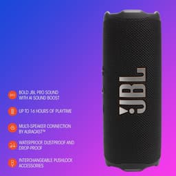 JBL Flip 7 - Portable Bluetooth Speaker - Draadloze Muziek Box - 16 uur - Waterdicht - IP68 - Blauw — thumbnail 13