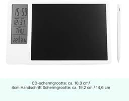 Nexvo® Digitaal Notitieblok - Grafische Tablet Met Tekenpen - Herbruikbare Notitieblok – Wit - ‎11cm x 15cm x 1cm — thumbnail 4
