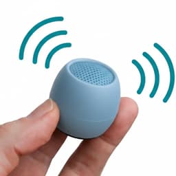 Boompods, Draadloze TWS Bluetooth-miniluidspreker Zero Ocean-collectie Waterdicht IPX6, Lichtblauw — thumbnail 2