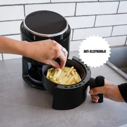 Aurixi® Mini airfryer - Airfryer - Airfryer klein - Wit - 30cm x 23cm x 31cm — thumbnail 3
