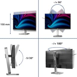 Philips 27B2U6903 - 4K IPS Thunderbolt 4 Monitor - USB-C 100w - 5 jaar Garantie - 27 inch — thumbnail 2