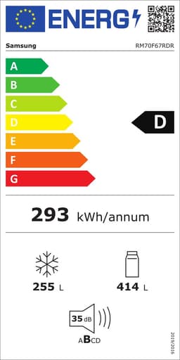 Samsung Series 8 RM70F67RDR, Vrijstaand, Frans deur, Roestvrijstaal, 4 deur(en), Real Stainless, R600a — thumbnail 2