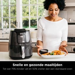 Ninja AF100EU - Multifunctionele Hetelucht Friteuse 3,8 liter - Grijs/Zwart — thumbnail 5