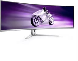 Philips Evnia 49M2C8900L - Ultrawide QD-OLED Curved Gaming Monitor - Ambiglow - KVM - USB-C 90w - 144hz - 49 inch — thumbnail 2