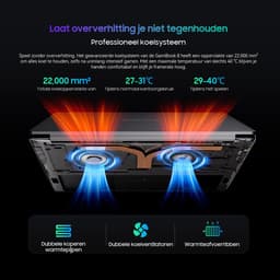 Blackview GamiBook 8 Gaming Laptop - 16 inch Full HD - 32 GB RAM - 1 TB SSD - AMD Ryzen™ 7 7735HS - Tot 4,75 GHz - WiFi 6 - Windows 11 Pro Notebook - UHD Graphics - Grijs — thumbnail 13