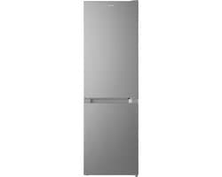 Inventum KV1500S Low Frost energiezuinige koel-vriescombinatie - 150 cm hoog - 174 liter - Energielabel D - Vrijstaand - Zilver
