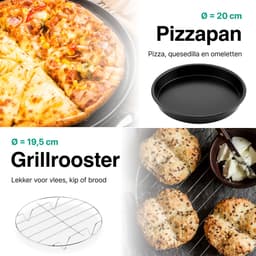 Airfryer Accessoires Complete Set - Ø 20 CM - 8 delig - Vivid Green — thumbnail 4