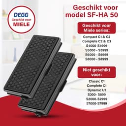 DEGG® – HEPA Filter Geschikt voor Miele Stofzuiger – Vervangt SF-HA 50 – Voor Complete C3, C2, Compact C2, S8, S6, S5 – Premium Kwaliteit – 2 STUK(S) — thumbnail 6