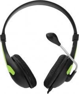 Esperanza EH158G hoofdtelefoon/headset Hoofdband Zwart, Groen — thumbnail 1