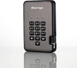 iStorage diskAshur PRO2 2000GB Zwart, Grafiet externe harde schijf — thumbnail 4