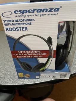 Esperanza EH158G hoofdtelefoon/headset Hoofdband Zwart, Groen — thumbnail 4