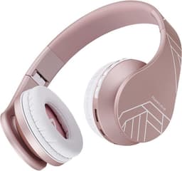 PowerLocus P1 Bluetooth Koptelefoon – Draadloos – Over Ear – Met Microfoon – Inklapbaar - incl. Hoes – Rose Gold (PL Line Collectie) — thumbnail 10