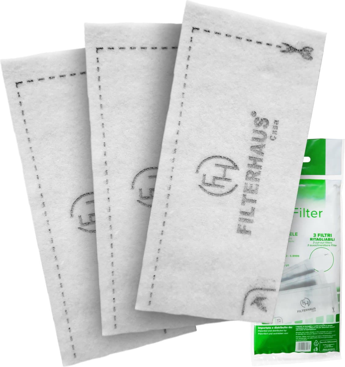 3x filter geschikt voor Miele stofzuiger - AirClean SF-SAC 20/30 - voor Complete C1 C2 C3 - Compact C1 C2 - Classic C1 - Dynamic U1 - AirCleanFilter sf-sac20/30 - Air Clean 3944711 — afbeelding 1