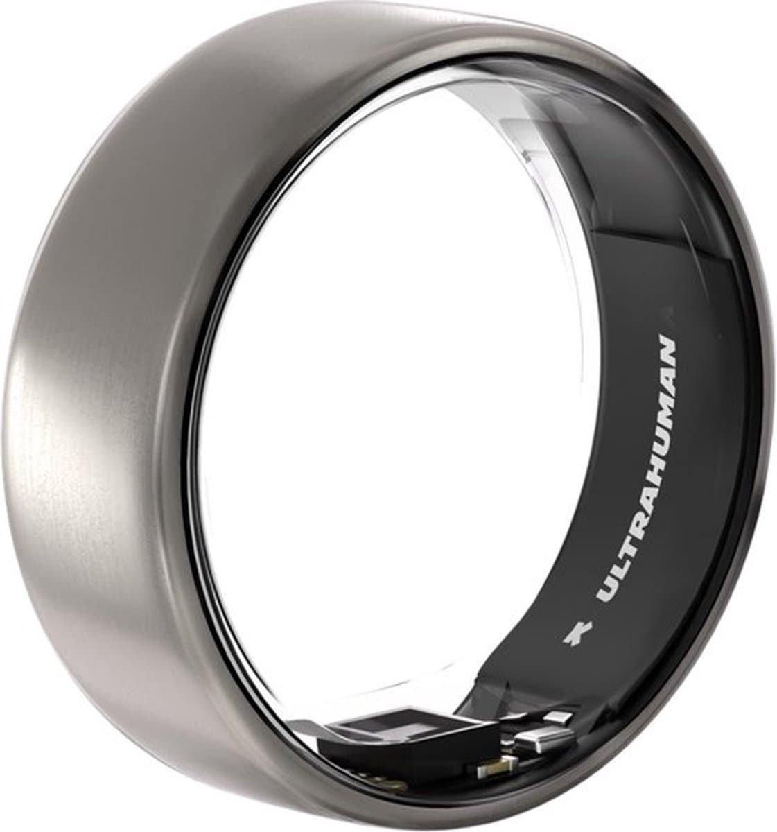 ULTRAHUMAN Ring AIR – Smart Ring | Geen maandabonnement | Bepaal eerst de juiste maat met de Sizing Kit | Slaaptracker - Hartslagmeter - Fitnesstracker – Raw Titanium – Size 9 — afbeelding 1