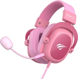 HAVIT Gaming Headset geschikt voor PC, PS4, PS5, Xbox One & Xbox Series – 3.5 mm Ergonomische Koptelefoon met verstelbare Microfoon - Roze — thumbnail 5