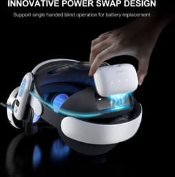 BOBOVR S3 Pro voor Meta Quest 3 / 3S | Comfortabele riem met B100-batterij en koelventilator — thumbnail 5