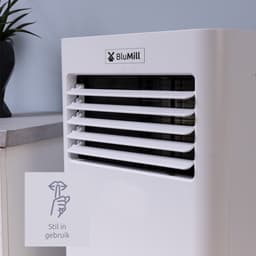 BluMill Smart Airco - Mobiele Airco met Wifi - 9000 BTU - Airconditioning - Geschikt voor Ontvochtiging - op Wieltjes - incl. Raamafdichting Kit — thumbnail 3